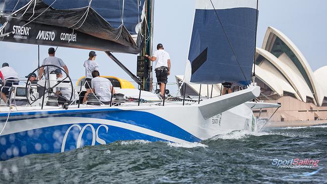 CQS out training today on Sydney Harbour - CQS Media Launch © Beth Morley - Sport Sailing Photography http://www.sportsailingphotography.com